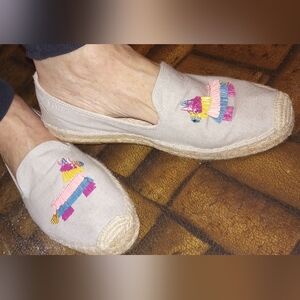 Revolve Soludos Llama Slip-On Smoking Espadrilles- Blue